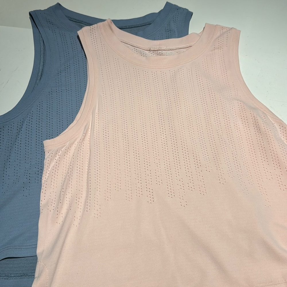 Lululemon Tank Tops in Pink & Blue